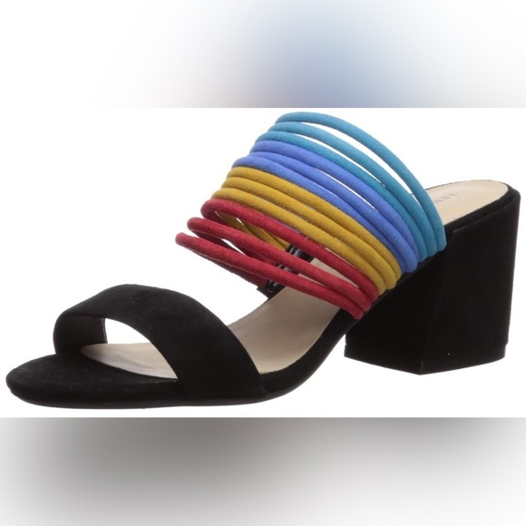 Kenneth Cole Shoes - Kenneth Cole Hannon Strappy Sandals Mule Heel 7.5